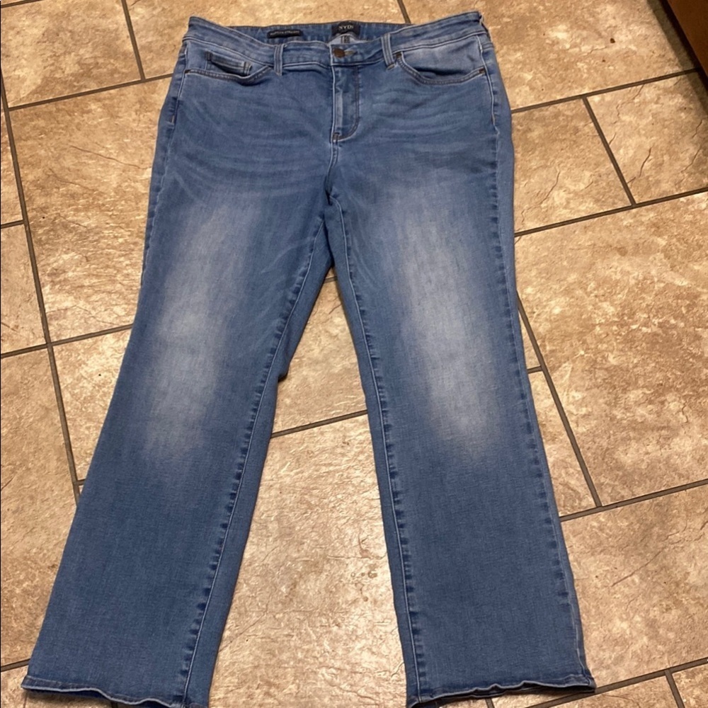 NYDJ Marilyn Straight Women's 16P Wide Leg Jeans